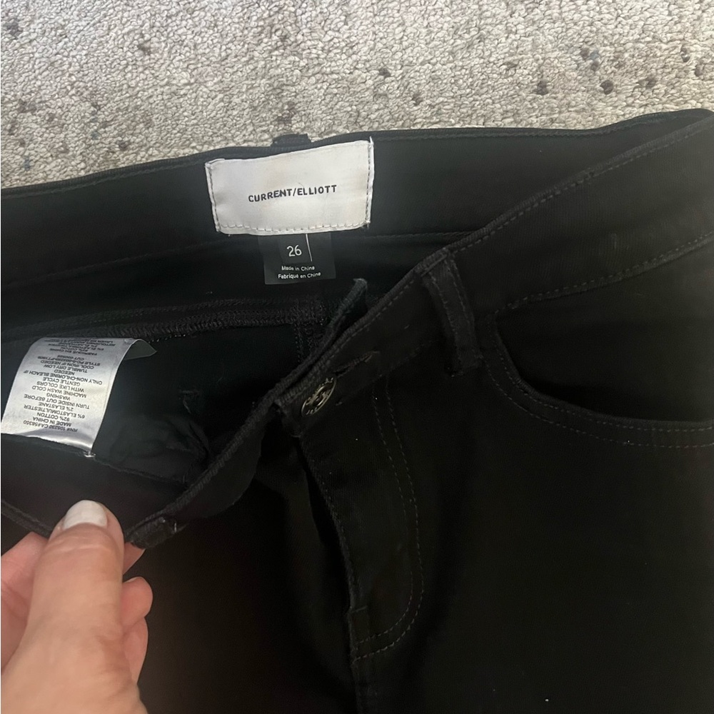 CURRENT/ELLIOTT Women's Black Jeans in Size 26 - Picture 9 of 11